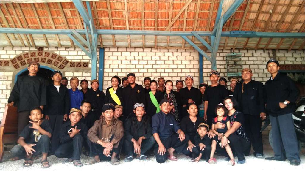 Pertemuan sedulur Sikep menyambut bulan Suro di Dk. Kembang Ds. Jurangjero Kec. Bogorejo Kab. Blora Jawa Tengah, Selasa (13/8/2019)